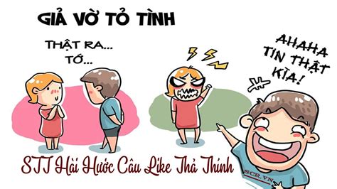 STT Hài Hước Câu Like Thả Thính [132+ Cap Thính Vui]