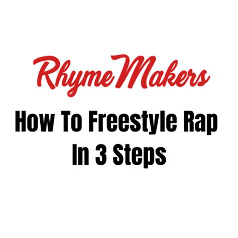 How To Freestyle Rap In 3 Steps | RhymeMakers How To Rap Masterclass