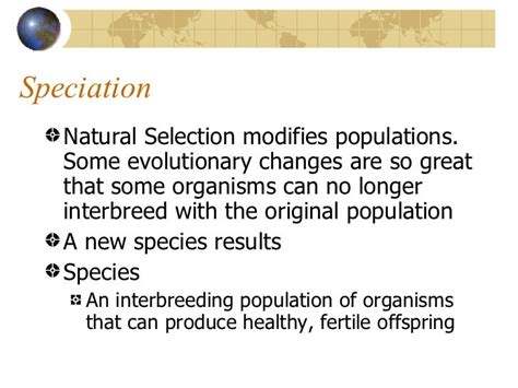 Evolution, Natural Selection, and Speciation