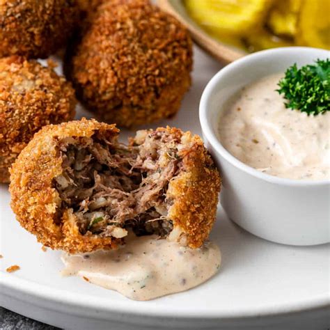 Boudin Balls (Fried Cajun Appetizers) | Kevin Is Cooking