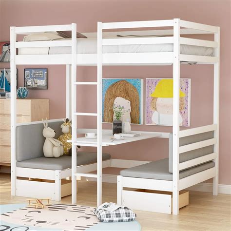 White Bunk Beds With Storage at Charles Worcester blog