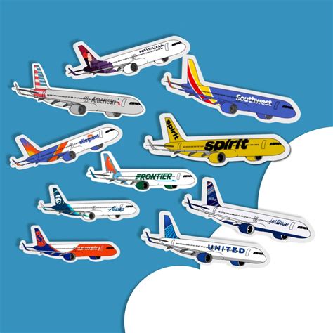 Airline Aircraft Sticker - Etsy