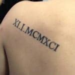 Roman Numeral Tattoo Meaning & Ideas