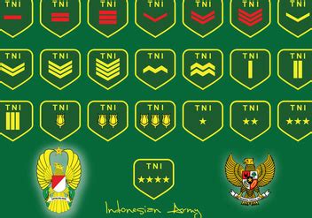 Army Rank Insignia Free Vector Download 417633 | CannyPic