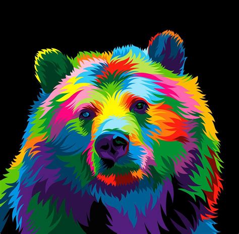 13 Colorful Animal Vector Illustration on Behance | Pop art animals, Colorful animal paintings ...
