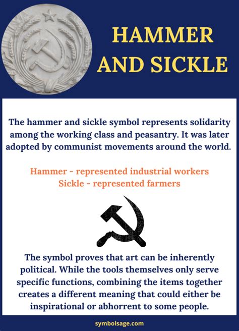 Hammer and Sickle Symbol and What It Means - Symbol Sage