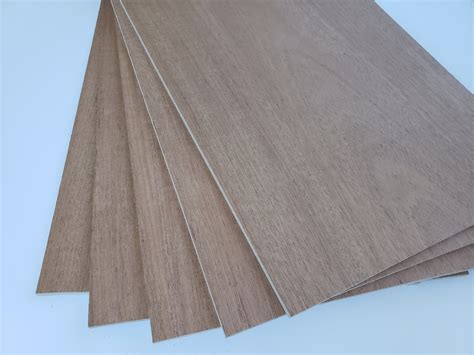 Mahogany Plywood | 1/4″ (6mm) (10-20 Sheets) For Glowforge and other ...