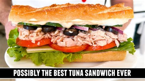 Classic Spanish Tuna Sandwich | Possibly the BEST Tuna Sandwich Recipe - YouTube