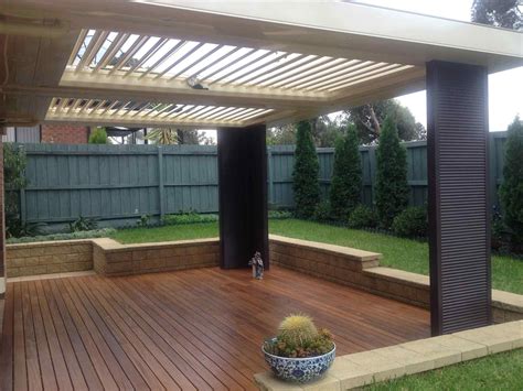 Verandah Roof Designs - Home Roof Ideas | Roof design, Apartment garden, Timber pergola