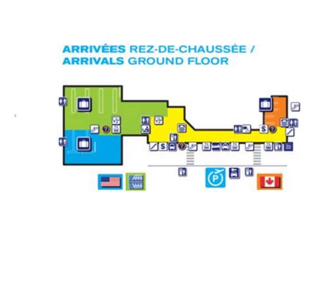 Montreal Airport Map [Terminals, Parking, Gate, Car] - Montreal Airport ...