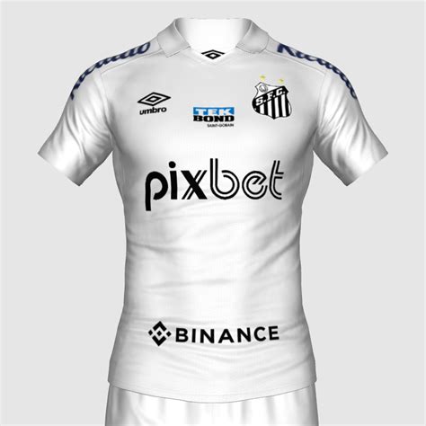 Santos FC 2022 home kit - FIFA 23 Kit Creator Showcase