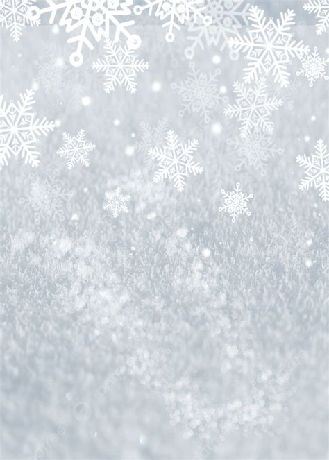 Snowflakes Wallpaper White