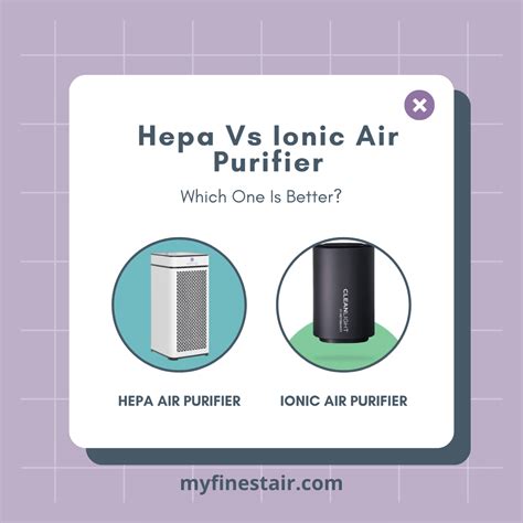 Hepa Vs Ionic Air Purifier - Which One Is Better?