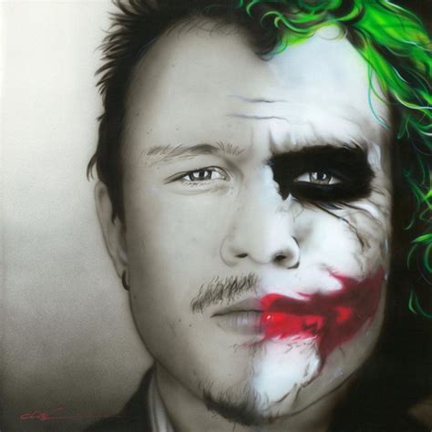 Heath Ledger Joker Poster / Batman Joker Heath Ledger Joker Block Giant ...