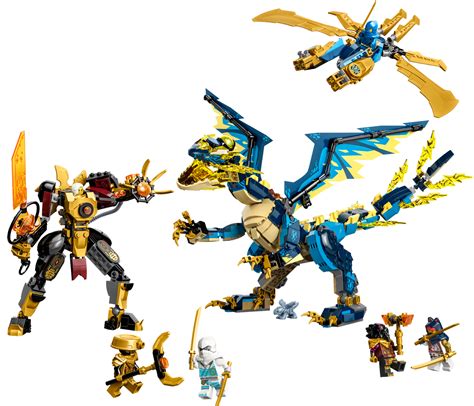 Elemental Dragon vs. The Empress Mech 71796 | NINJAGO® | Buy online at the Official LEGO® Shop NZ