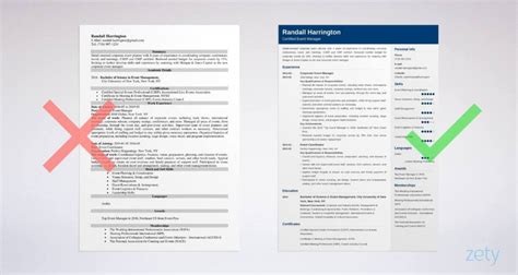 Event Manager Resume Sample (Template & Guide)