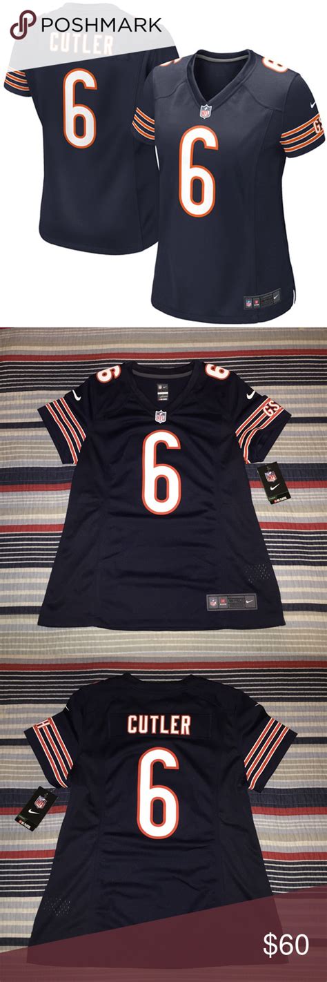 Ladies Chicago Bears #6 QB Jay Cutler Jersey | Tops & tees, Chicago bears, Jersey