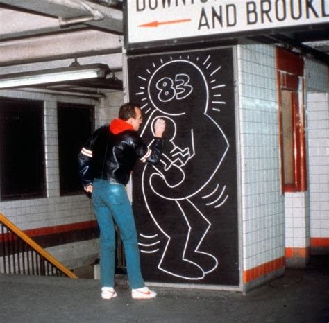 Keith Haring Subway Drawings