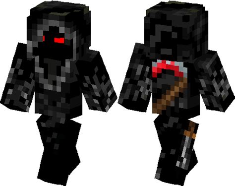 Grim Reaper Skin Minecraft Gambar Transparan