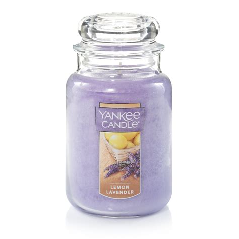 Yankee Candle Lemon Lavender - Original Large Jar Scented Candle - Walmart.com - Walmart.com