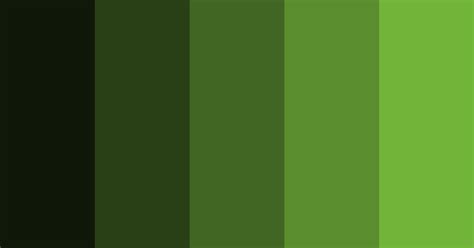 Dark Green Monochromatic Color Scheme » Green » SchemeColor.com