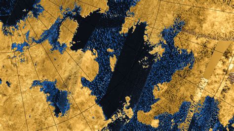 Saturn moon map reveals seas, underground rivers - Axios