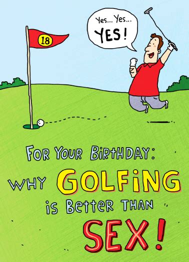 golf birthday card golf birthday cards masculine birthday cards - golf ...