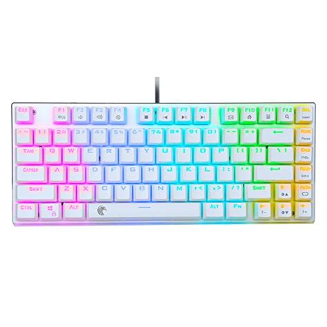 HUO JI Z88 Z-88 RGB Compact 81 Keys Anti-Ghosting Mechanical Gaming ...