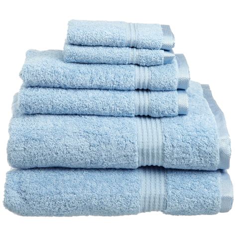 Derry Solid Egyptian Cotton Bath Towels, 6-Piece Towel Set by Impressions - Walmart.com ...