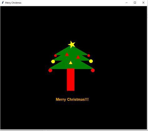 Design a christmas tree using Python Turtle Package - TechLifeDiary