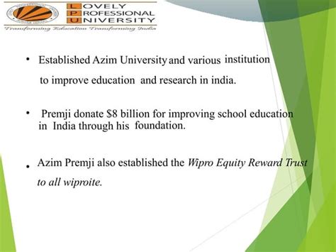 Azim Premji (Wipro Pvt. ltd) | PPT