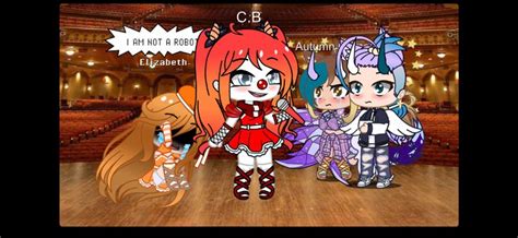 Circus baby and Elisabeth afton in gacha club | Circus baby, Afton ...