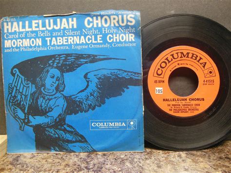 Mormon Tabernacle Choir – Hallelujah Chorus, 45 RPM VG w/ PS (ZI) | eBay