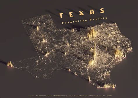 Texas Population Density | Spencer Schien