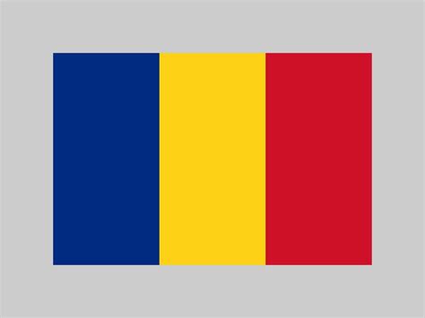 Romania flag, official colors and proportion. Vector illustration ...