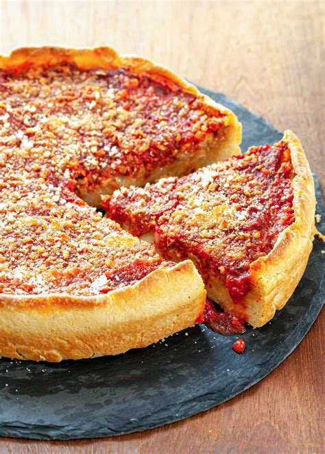 Chicago-Style Deep Dish Pizza with Italian Sausage Recipe