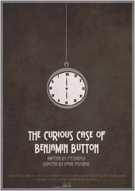 Benjamin Button Movie Poster on Behance