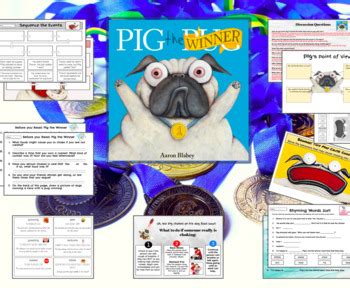 Pig the Winner - Book Companion - Digital and Printable by Kinser's Korner