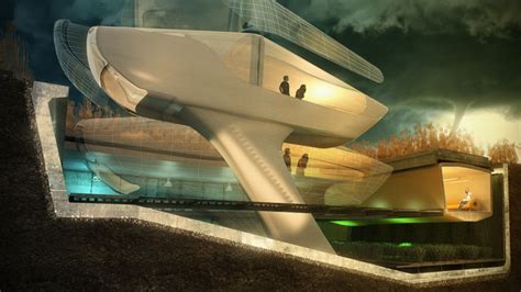 10 Design’s Sci-Fi-Worthy House Is Hurricane Proof | Shelter design, Futuristic house, Kinetic ...