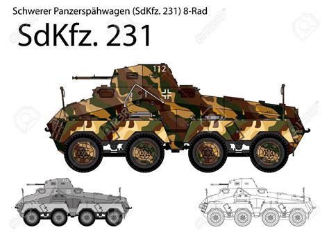 Sd.Kfz. 231 8-Rad Camouflage Colors, Camouflage Patterns, Mg 34, Rad, Armored Vehicles, Armored ...