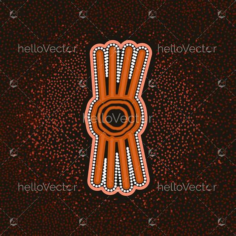 Meeting Place Symbol - Aboriginal art background - Download Graphics & Vectors