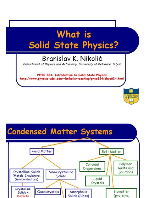 What Is Solid State Physics | PDF | Condensed Matter Physics | Solid