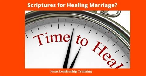 41 Verses; Scriptures for Healing Marriage?