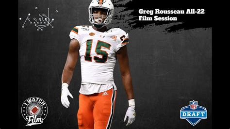 Greg Rousseau (Miami) All 22 Film Session || 2021 NFL Draft - YouTube