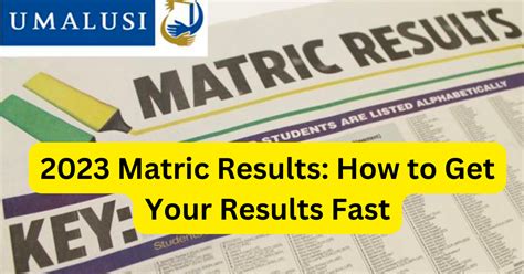 2023 Matric Results: Online, SMS, and Phone Options – Mycareers.co.za