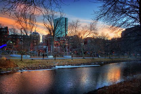 Charles River Esplanade Sunset - Boston Photograph by Joann Vitali ...