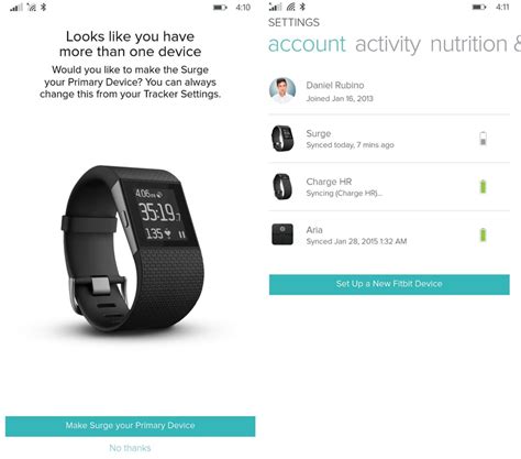 The Fitbit mobile app now lets you sync multiple trackers to your account | Android Central