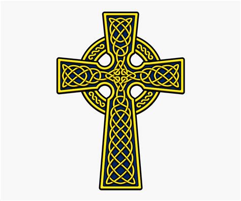 Celts Clipart Colorful Cross - Celtic Cross Black And White , Free Transparent Clipart - ClipartKey