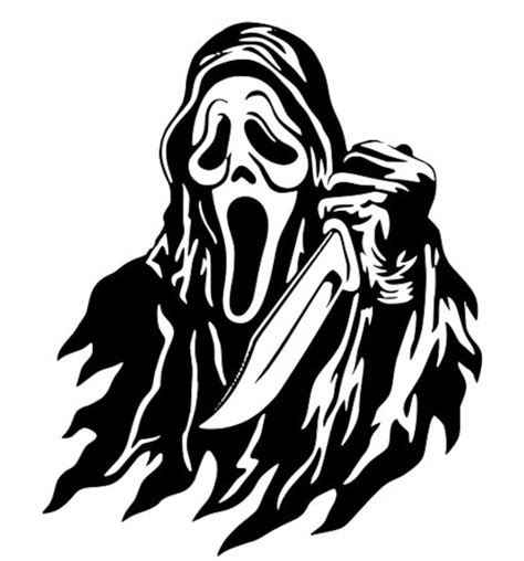 Ghostface Scream Movie Halloween SVG for Craft Machines Cricut | Etsy