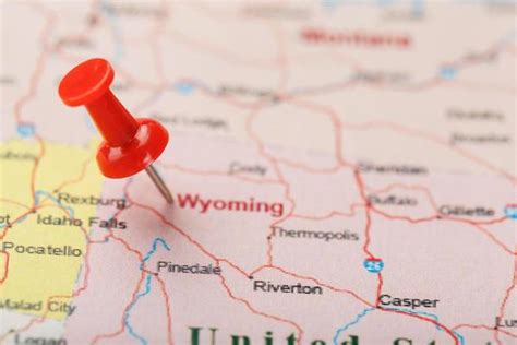 Wyoming Map Stock Photos, Images and Backgrounds for Free Download